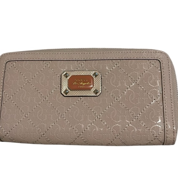 Guess Handbag and Wallet Los Angeles 1981 handbag and wallet ,topstitch fabric - Picture 7 of 16